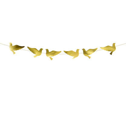 1 Bannergirlande - Tauben