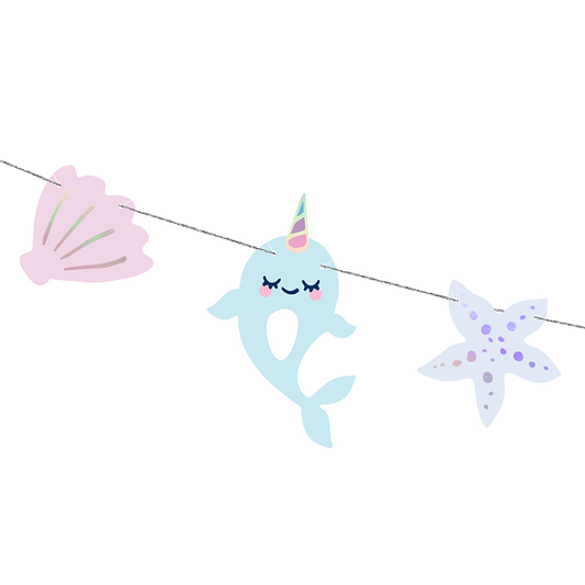1 Girlande - 1m - Narwhal
