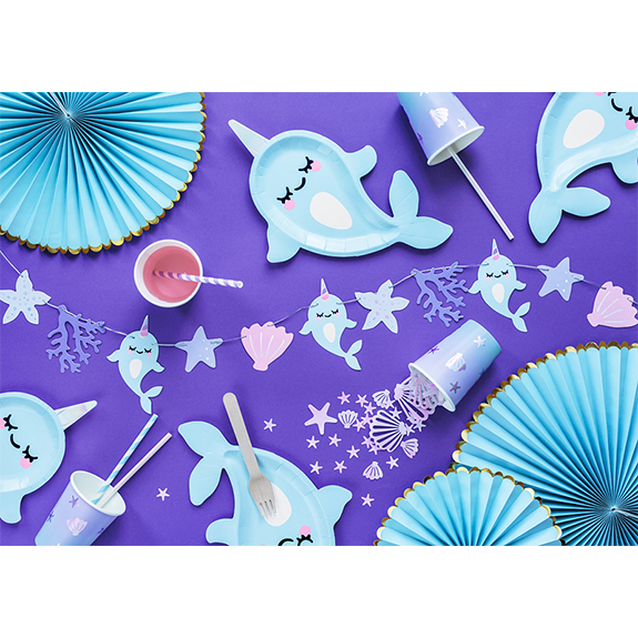 1 Girlande - 1m - Narwhal