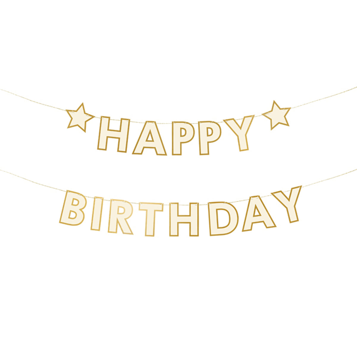 1 Bannergirlande - Happy Birthday Mix