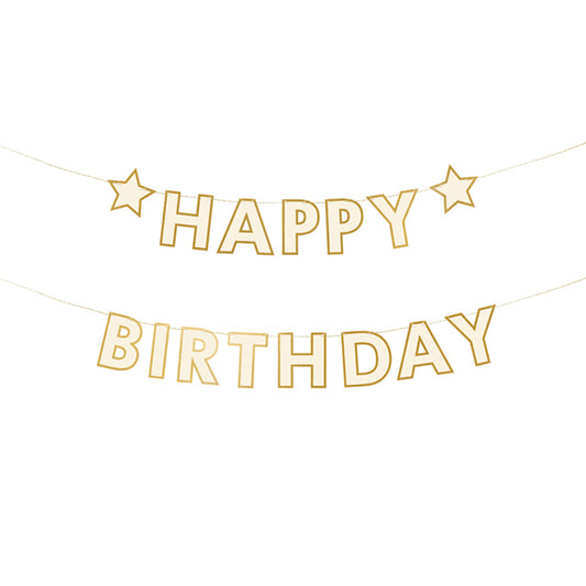 1 Bannergirlande - Happy Birthday Mix