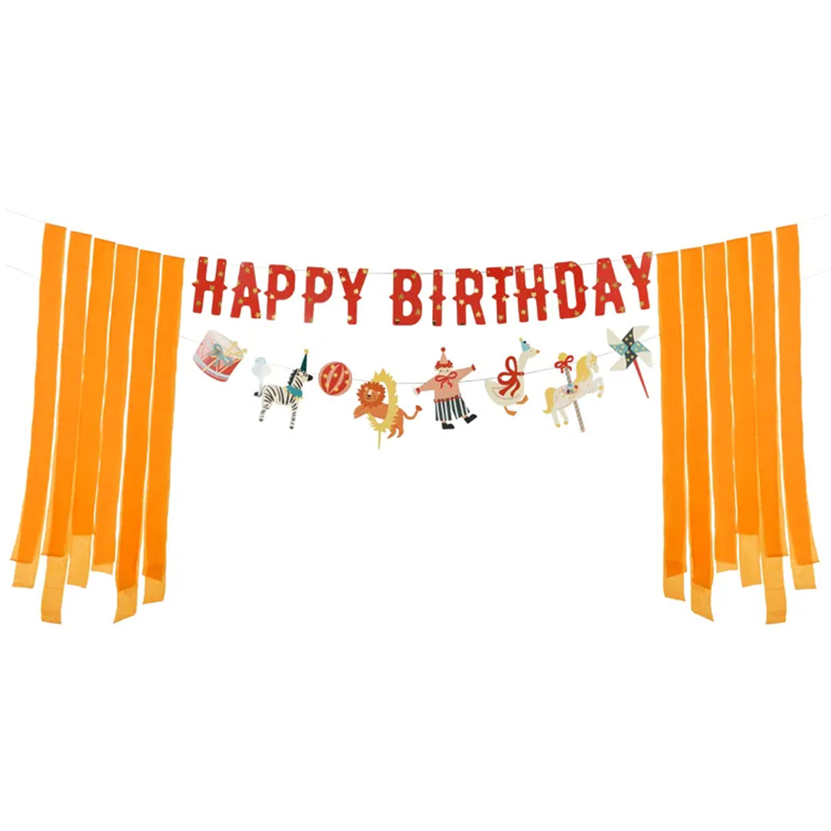 1 Bannergirlande - Happy Birthday Circus