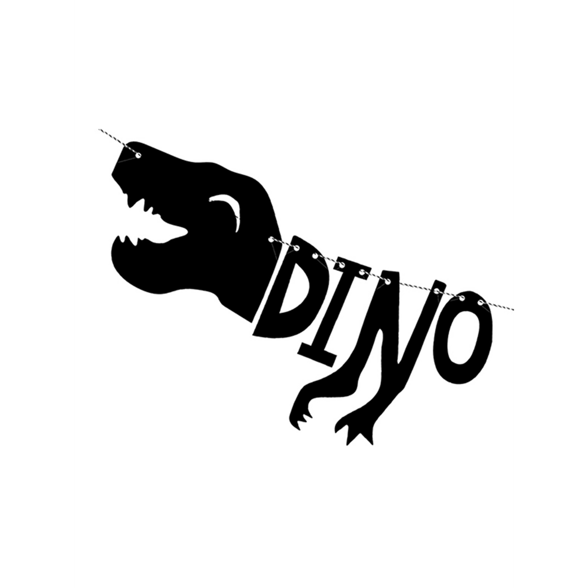 1 Bannergirlande - Dino Party