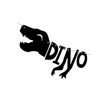 1 Bannergirlande - Dino Party