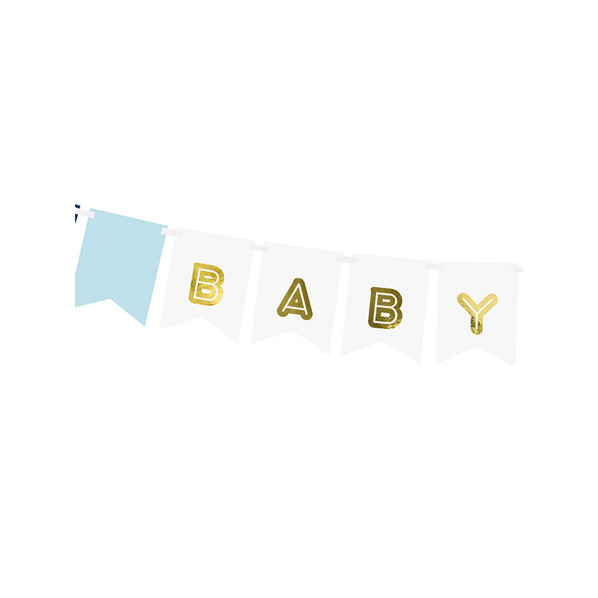 1 Bannergirlande - Baby Boy