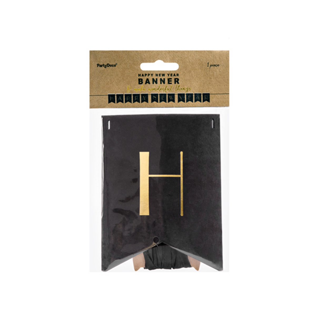 1 Bannergirlande - Happy New Year Elegant