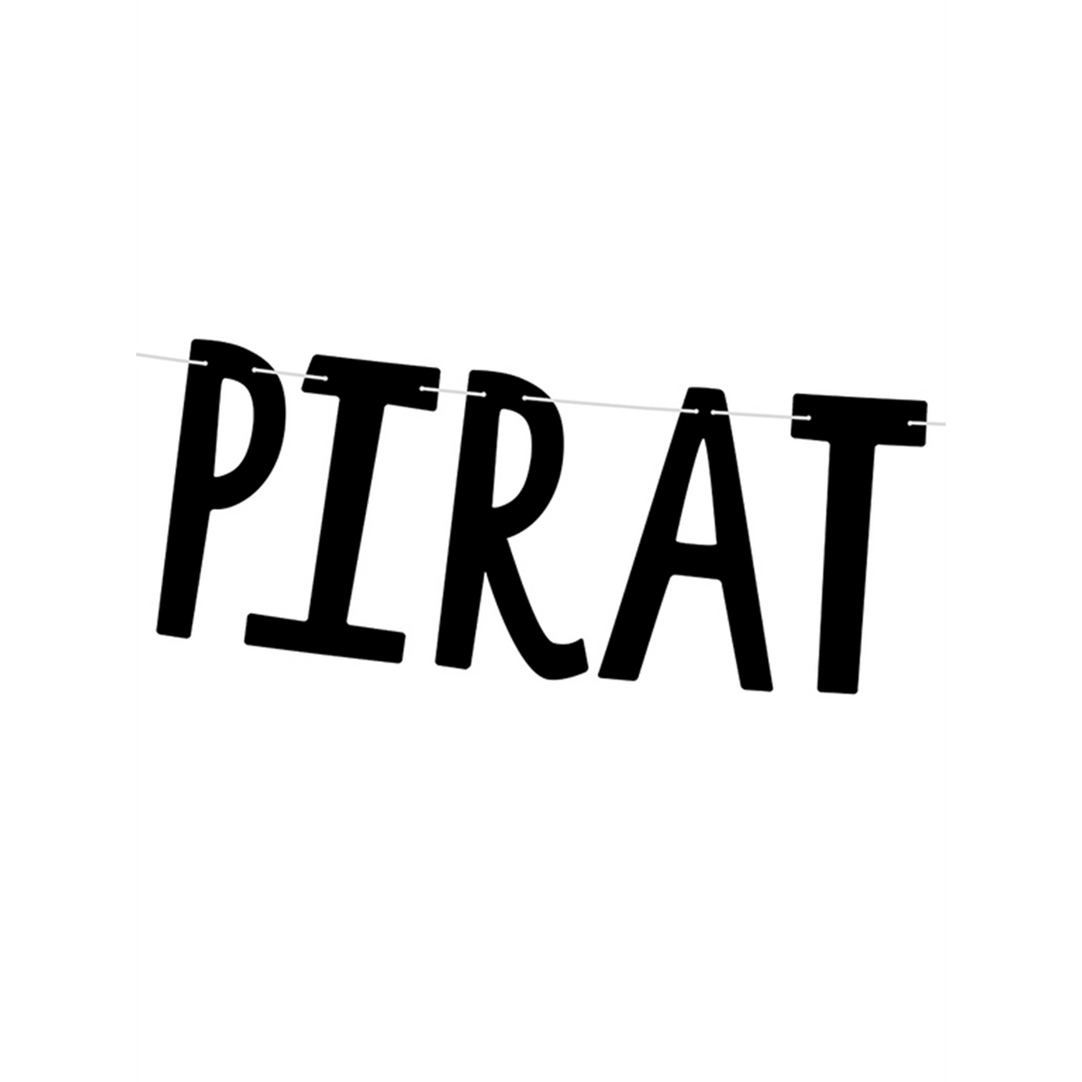 1 Bannergirlande - Pirates Party