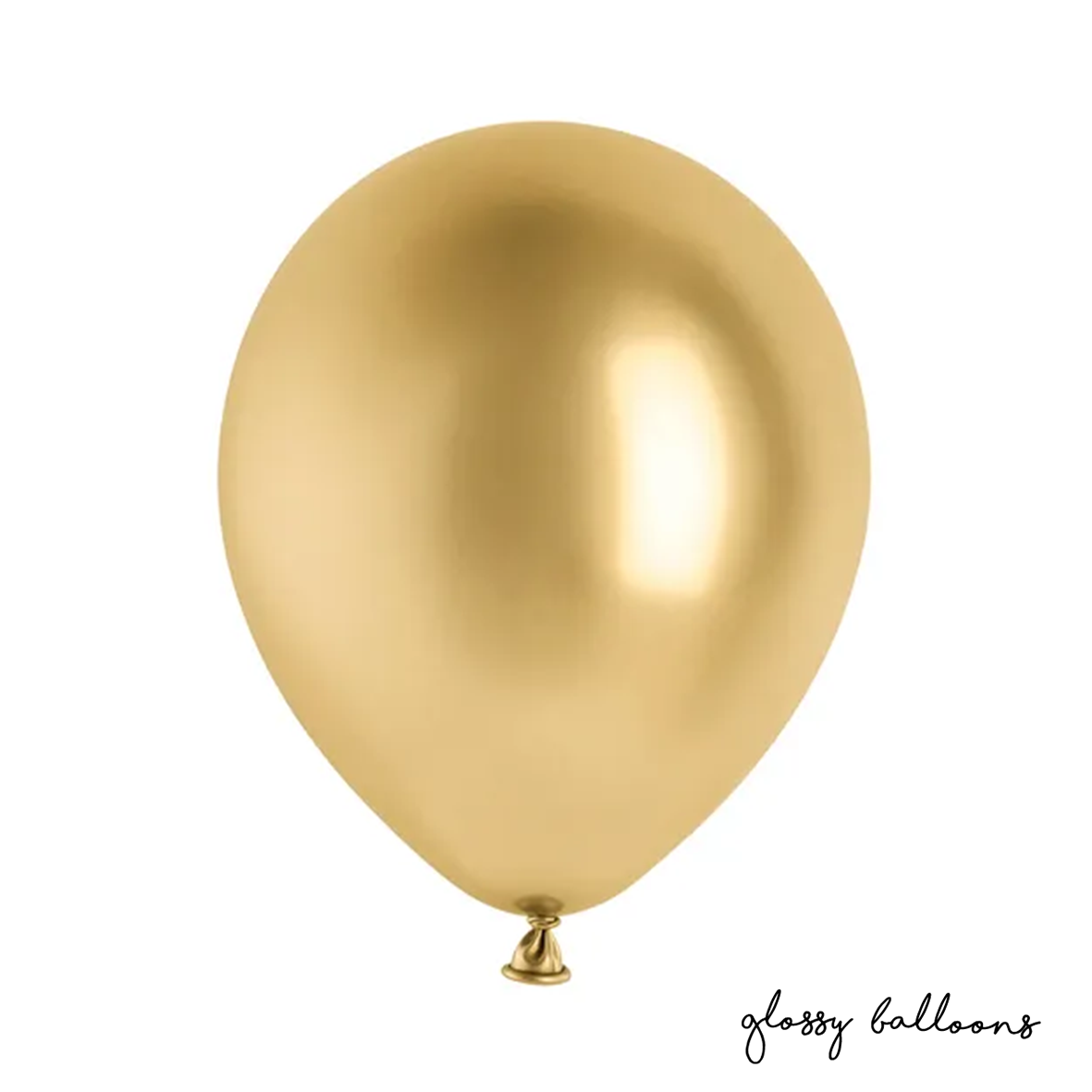 10 Luftballons - Ø 30cm - Glossy - Gold
