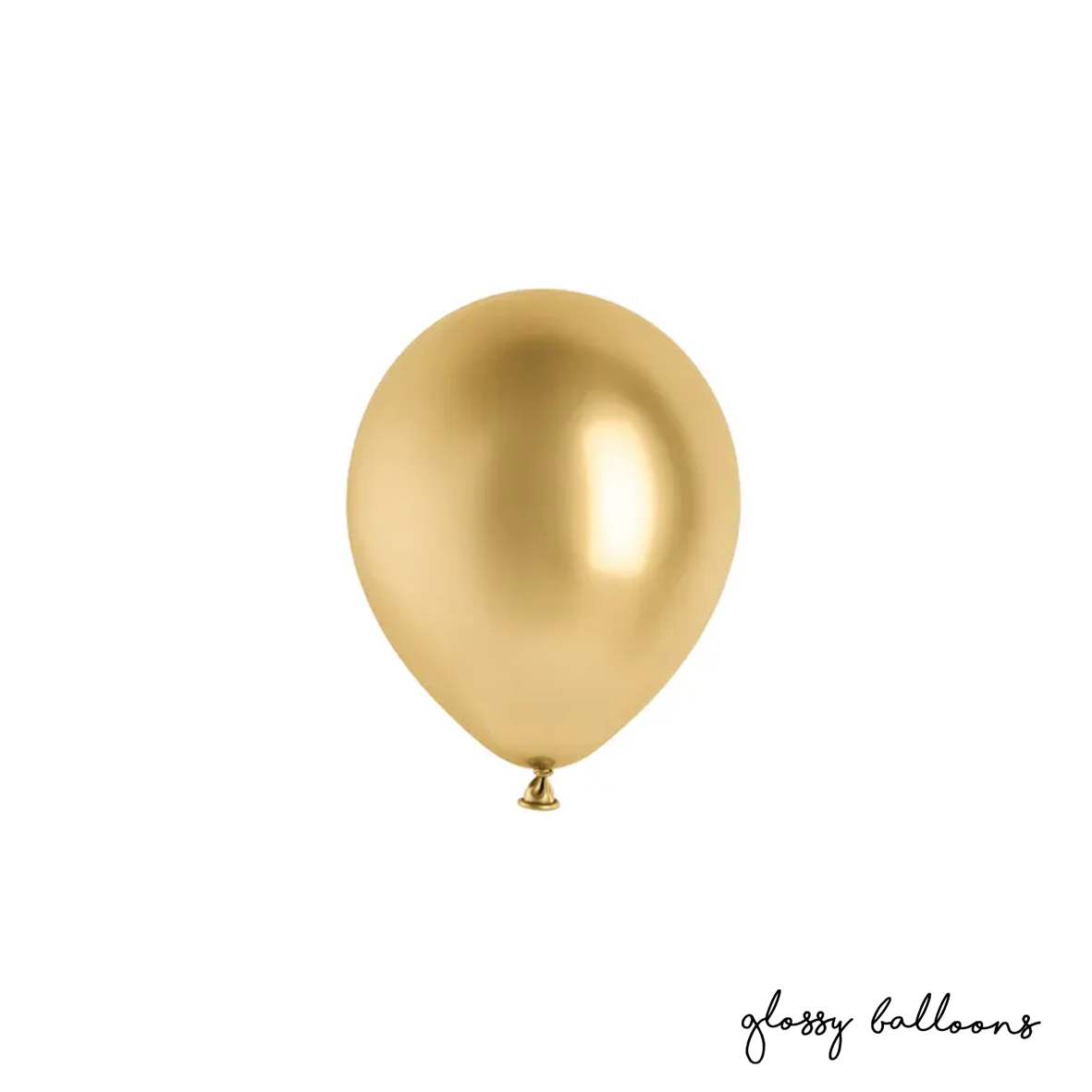 50 Luftballons - Ø 12cm - Glossy - Gold