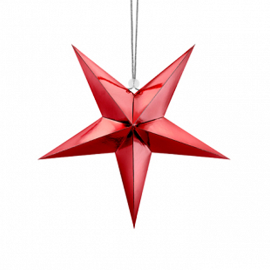 1 Paperstar - 30cm - Rot