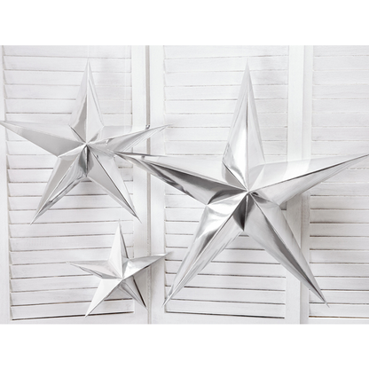 1 Paperstar - 30cm - Silber