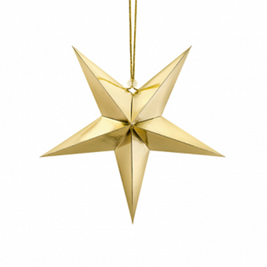 1 Paperstar - 30cm - Gold
