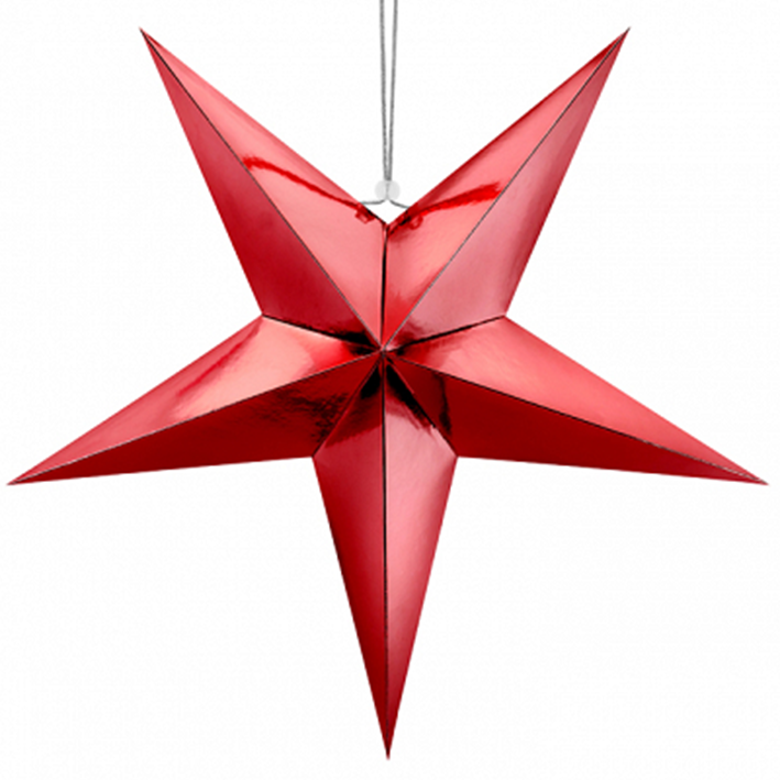 1 Paperstar - 70cm - Rot