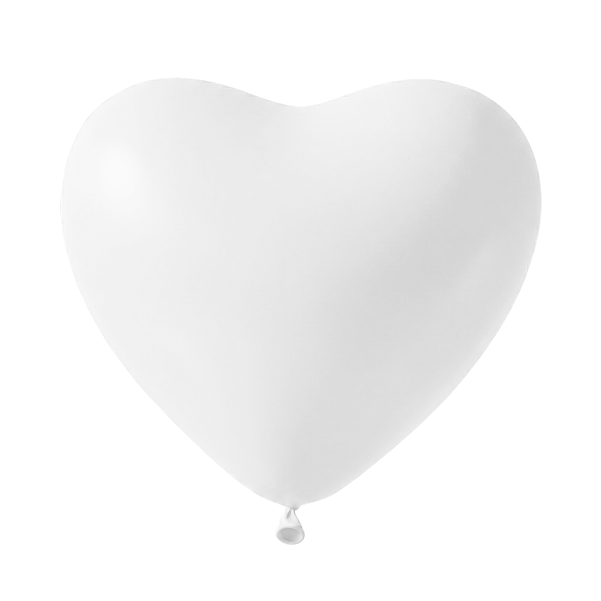 50 Herzballons -  Ø30 cm - White