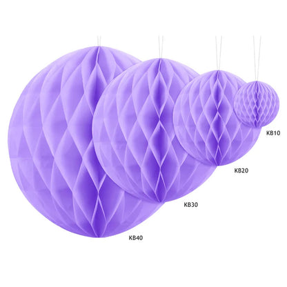 1 Wabenball - Flieder - Ø 10cm