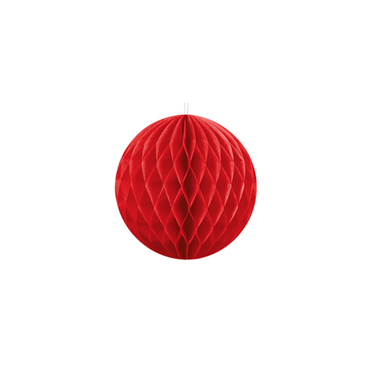 1 Wabenball - Ø 10cm - Rot
