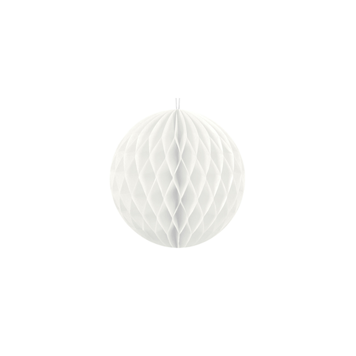 1 Wabenball - Ø 10cm - Weiß