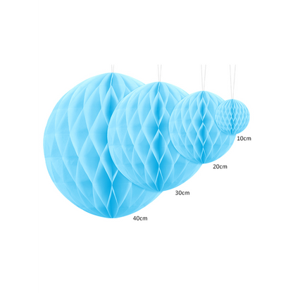 1 Wabenball - Ø 10cm - Hellblau