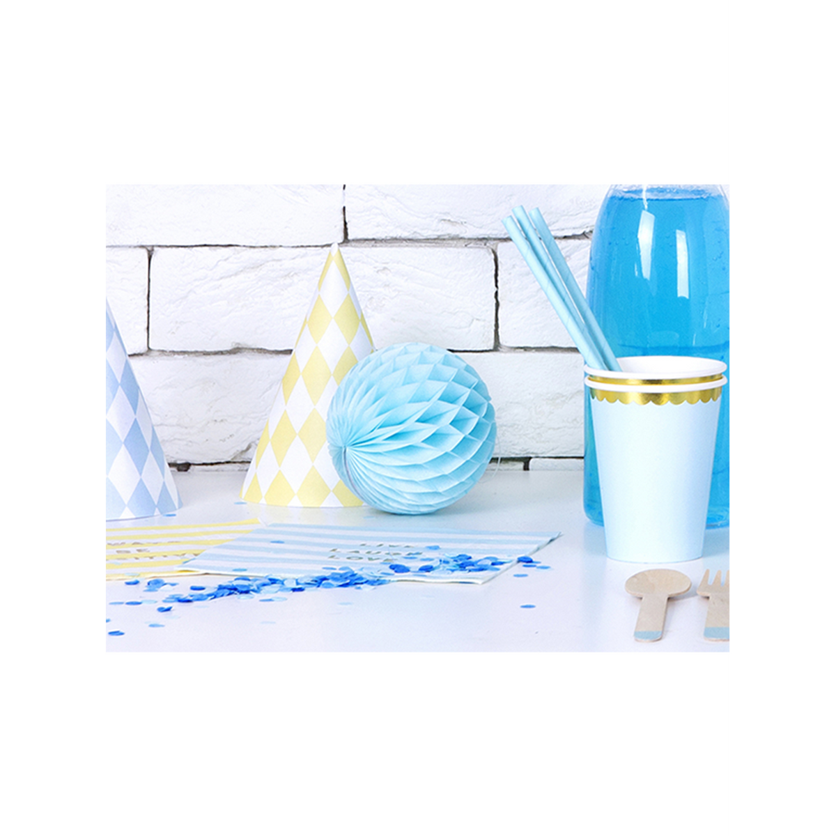 1 Wabenball - Ø 10cm - Hellblau