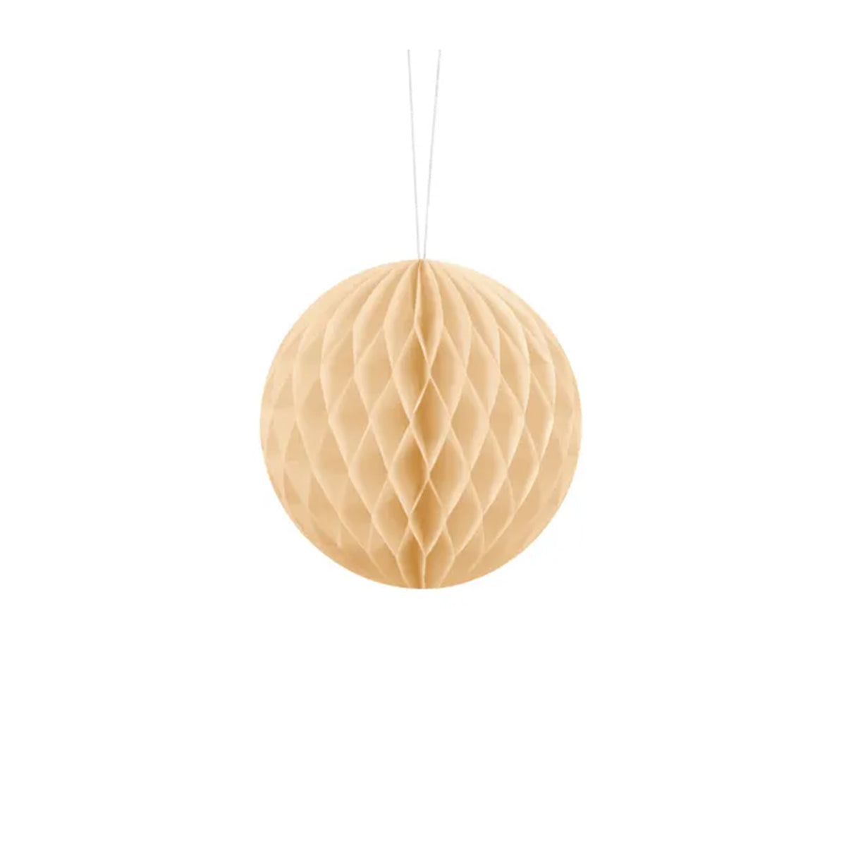 1 Wabenball - Hellcreme - Ø 10cm