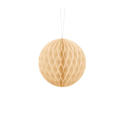 1 Wabenball - Hellcreme - Ø 10cm