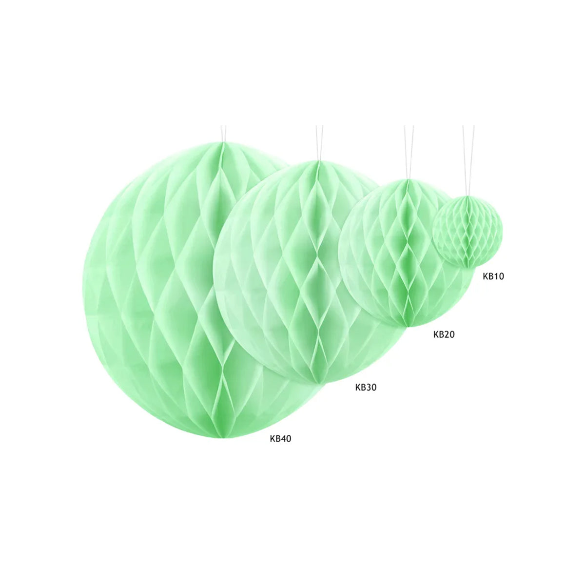 1 Wabenball - Ø 10cm - Pistazie