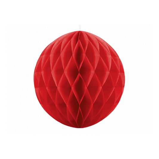 1 Wabenball XL - Ø 20cm - Rot