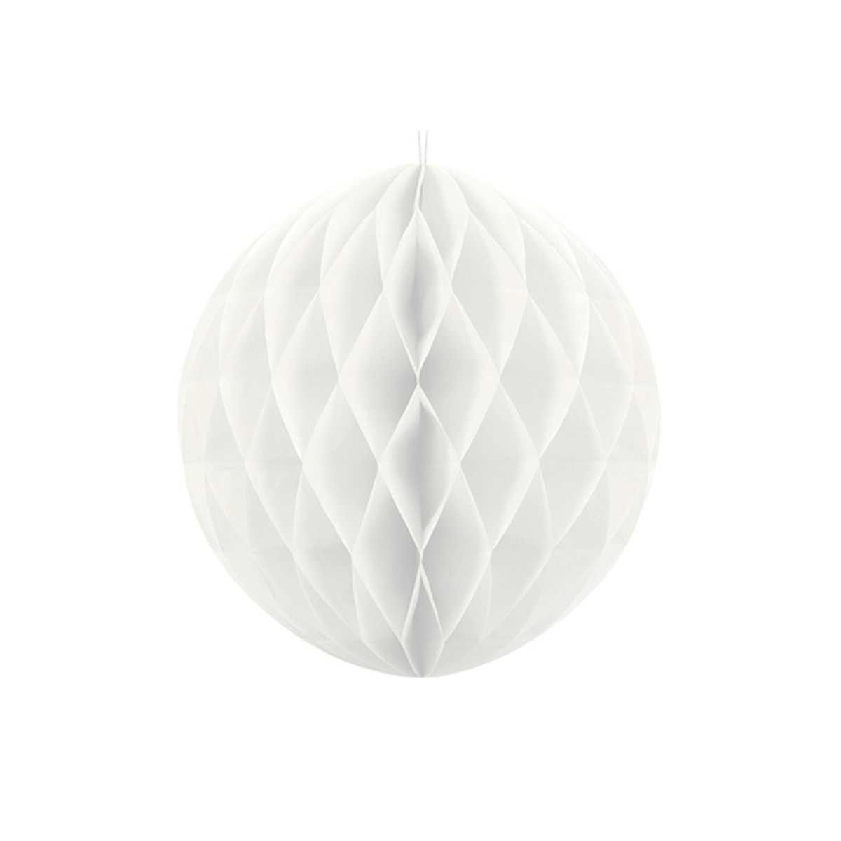 1 Wabenball XL - Ø 20cm - Weiß