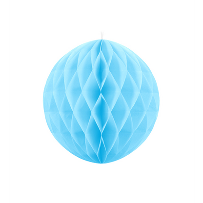 1 Wabenball XL - Ø 20cm - Hellblau