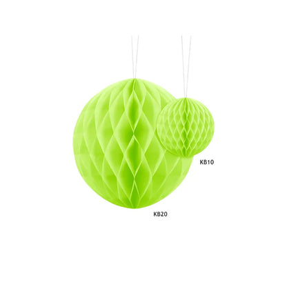 1 Wabenball XL- Apfelgrün - Ø 20cm