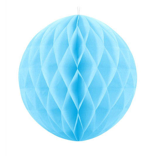 1 Wabenball XXL - Ø 30cm - Hellblau