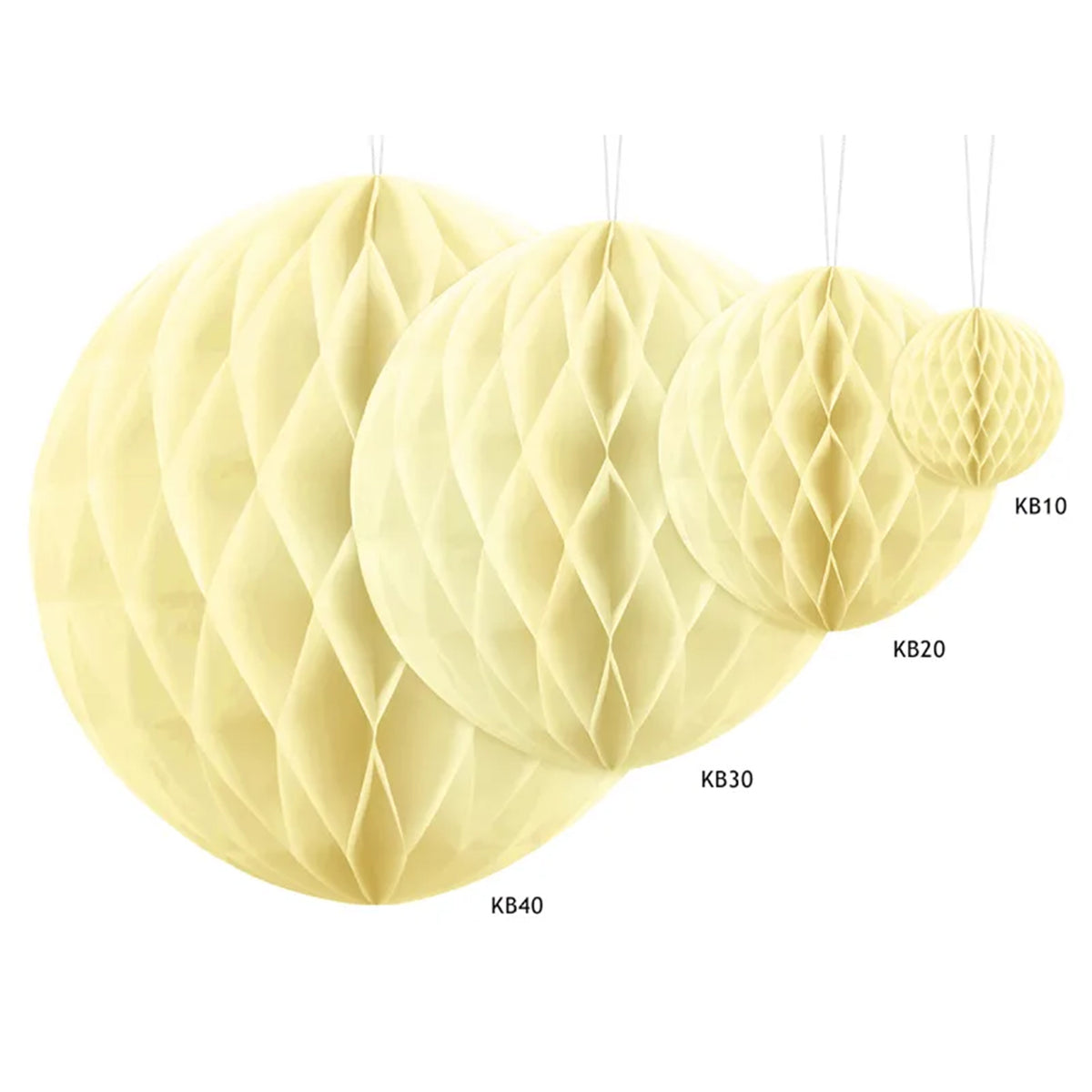 1 Wabenball XXXL  - Stroh - Ø 40cm
