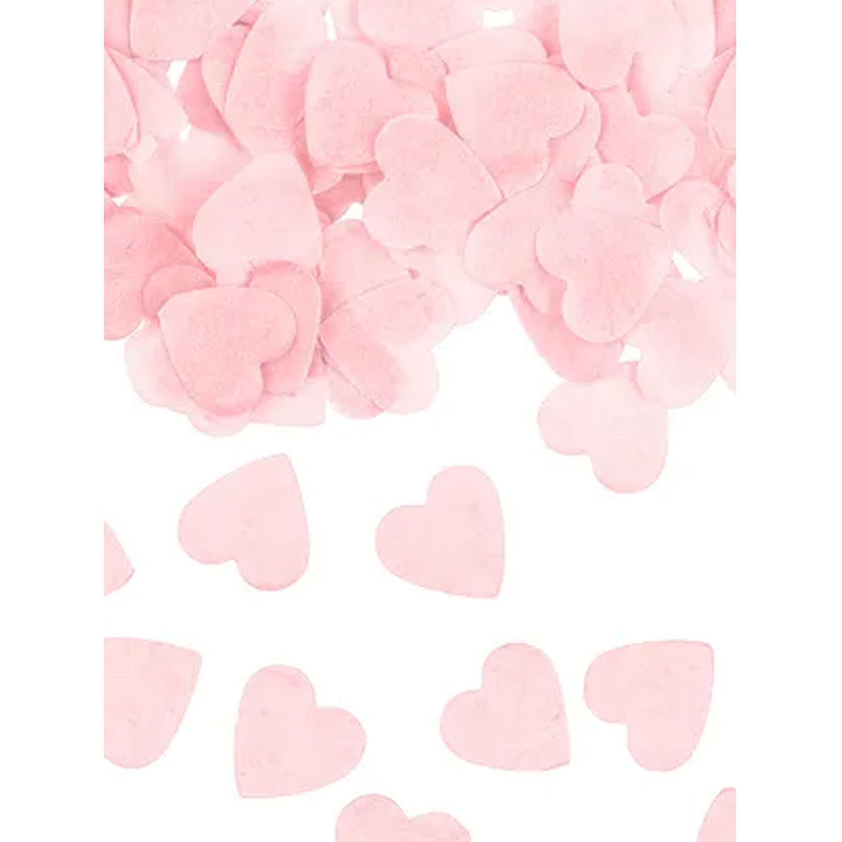 15g Papierkonfetti - Rosa Herzen