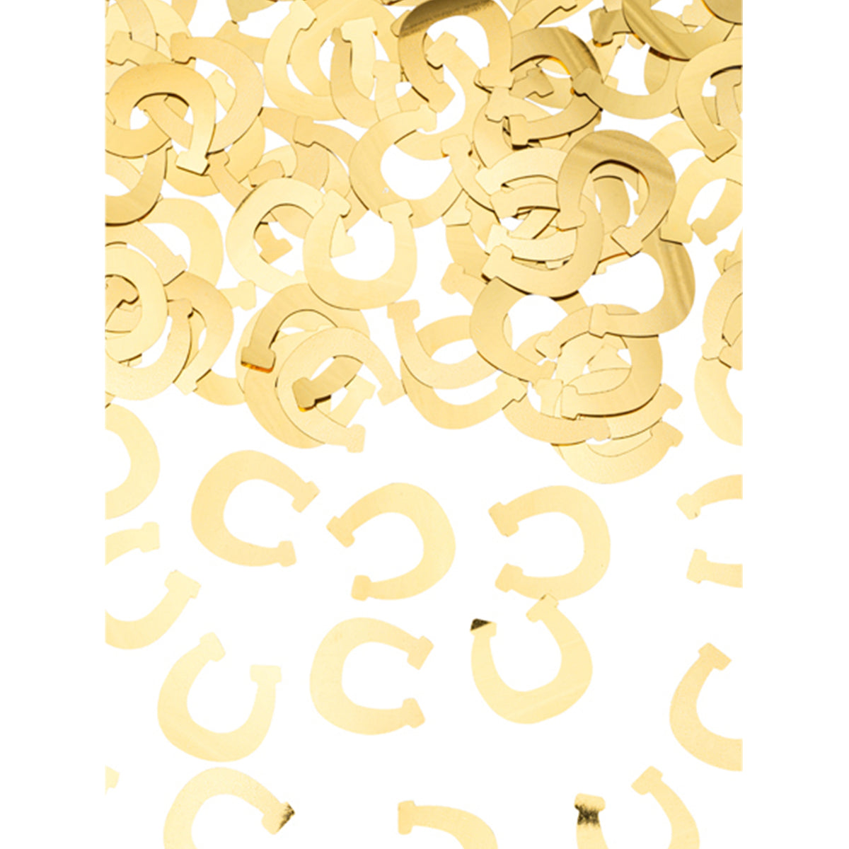 15g Metallickonfetti - Hufeisen