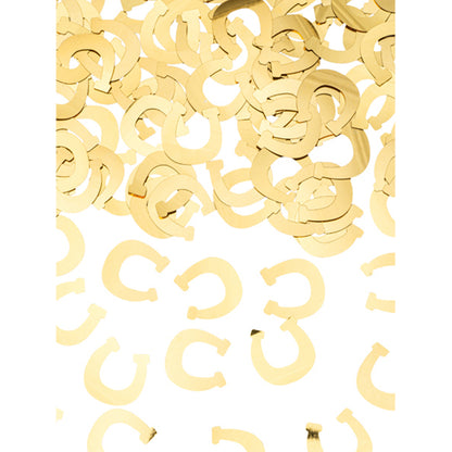 15g Metallickonfetti - Hufeisen