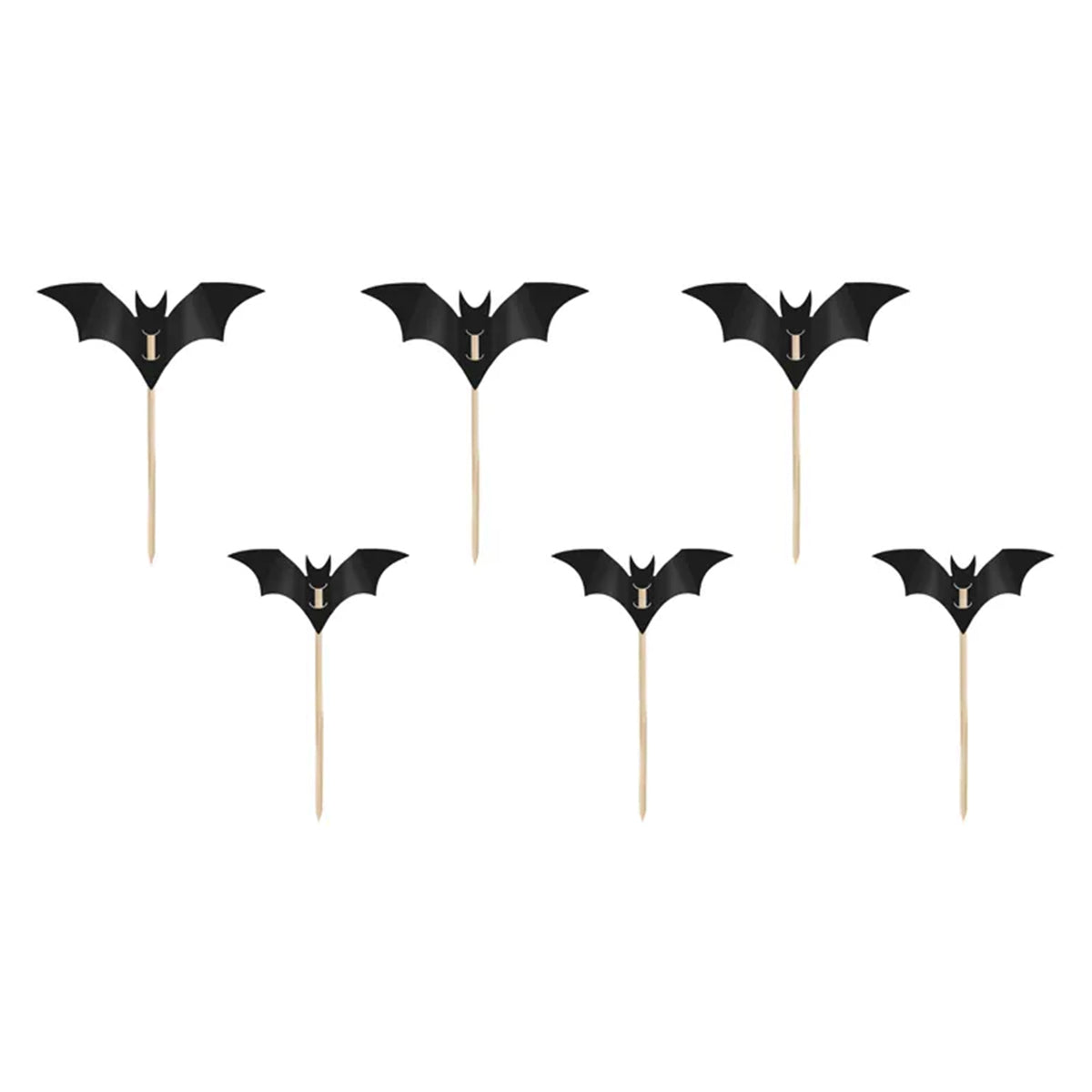6 Cake Topper - Fledermaus