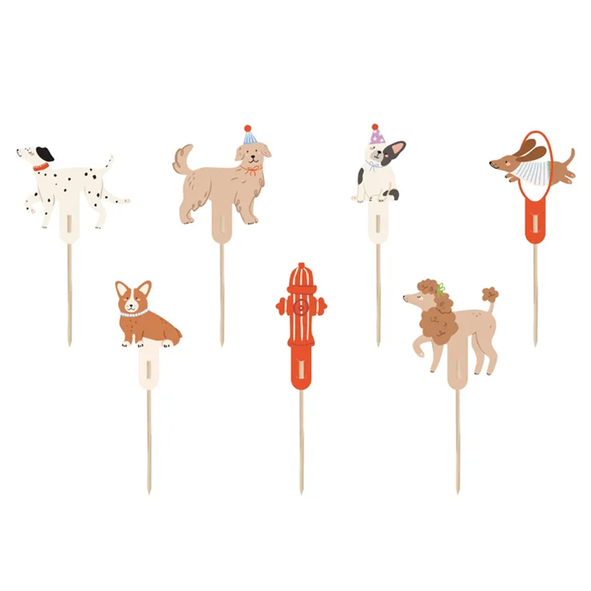 7 Cake Topper - Dogs