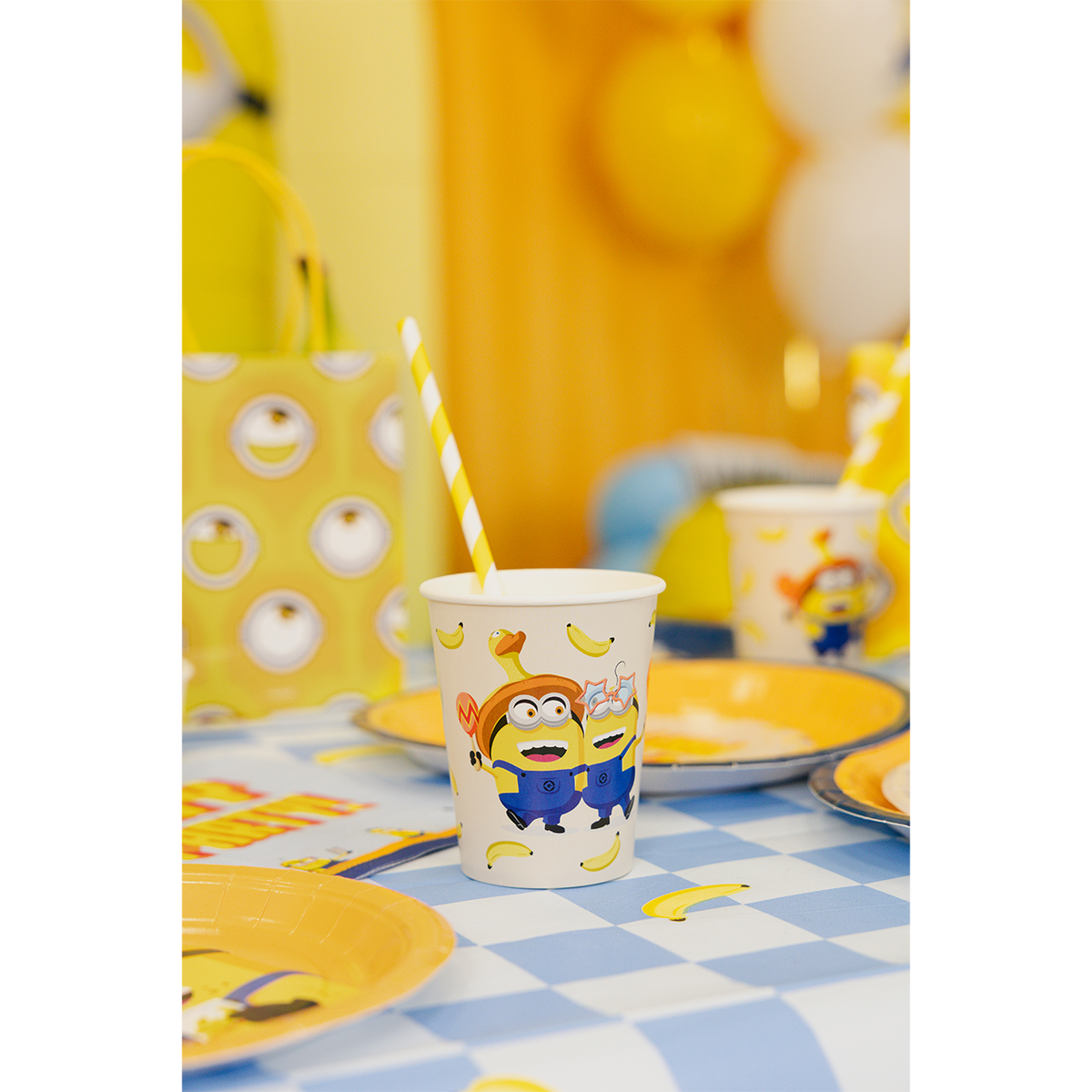 6 Papierbecher - Minions