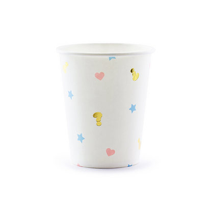 6 Pappbecher Trend - 200ml - Boy or Girl