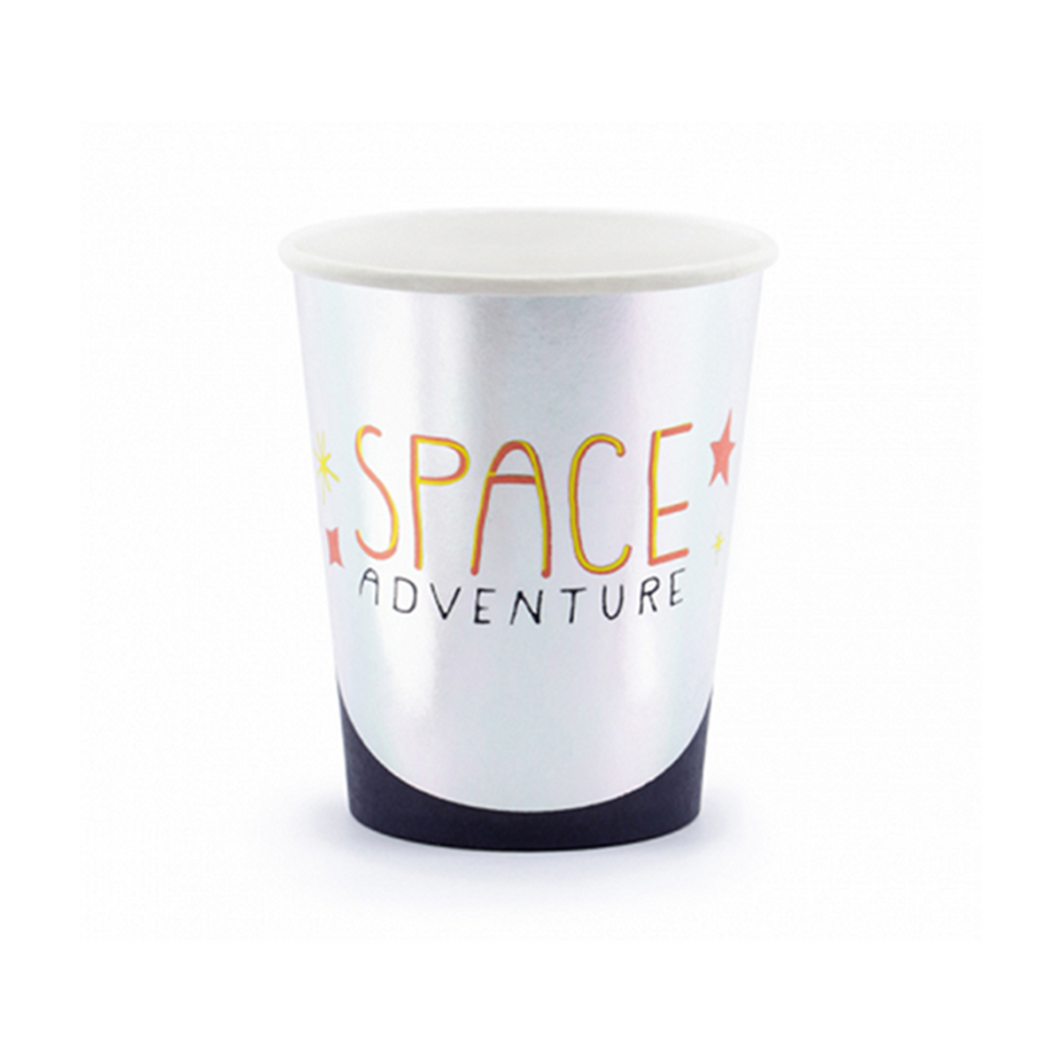 6 Pappbecher Trend - 200ml - Space Party