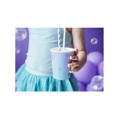 6 Pappbecher Trend - 220ml - Sea Live