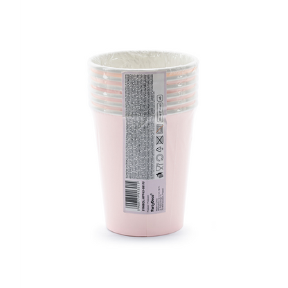 6 Pappbecher Trend - 220ml - Happy Birthday Shine