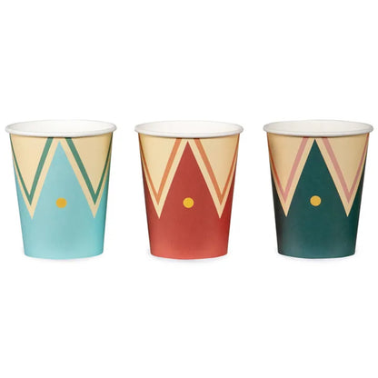 6 Pappbecher - 220ml - Circus