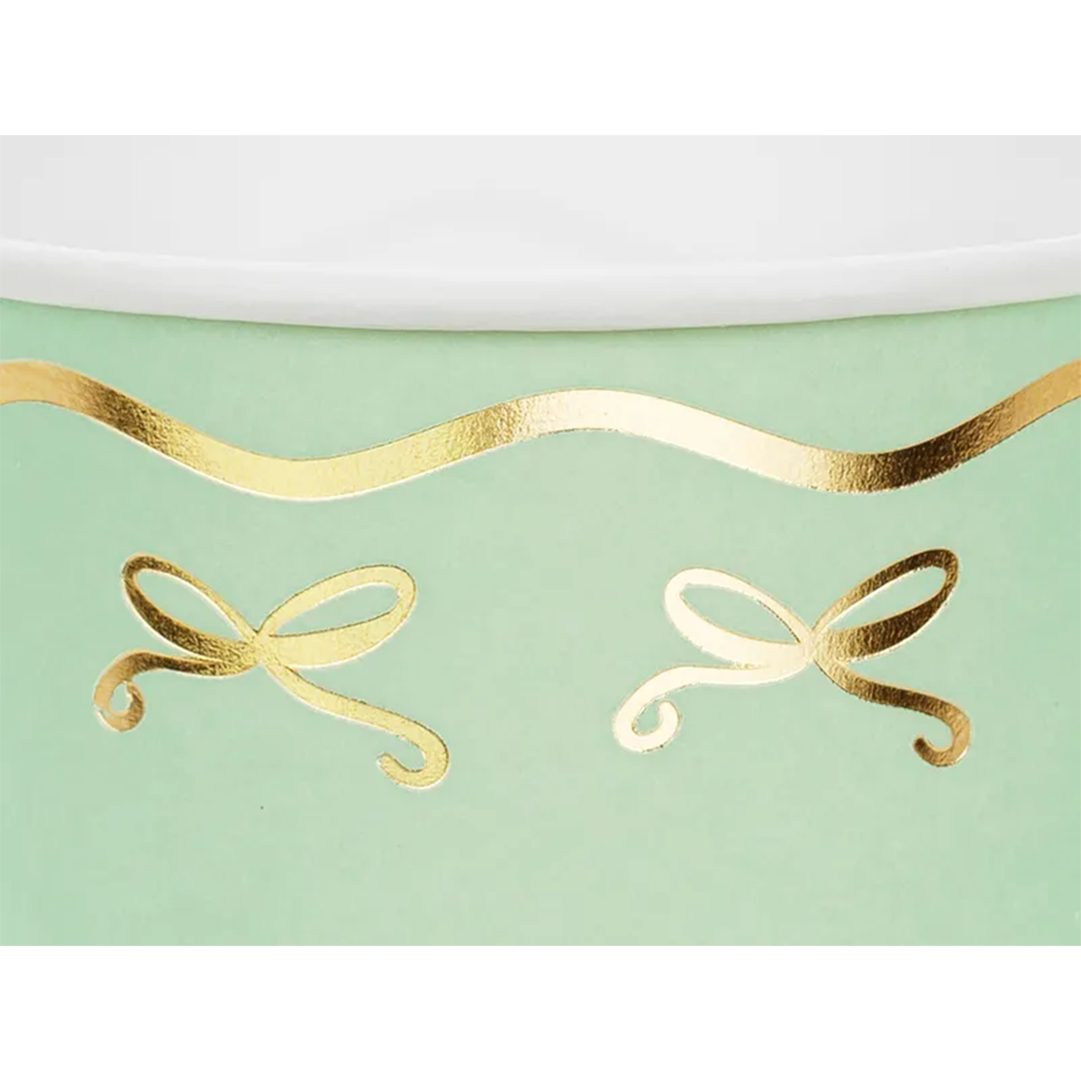 6 Pappbecher - 220ml - Bows