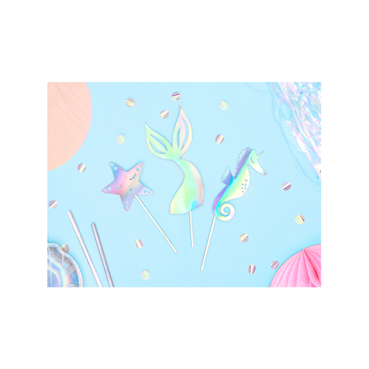 3 Cake Topper - Mermaid