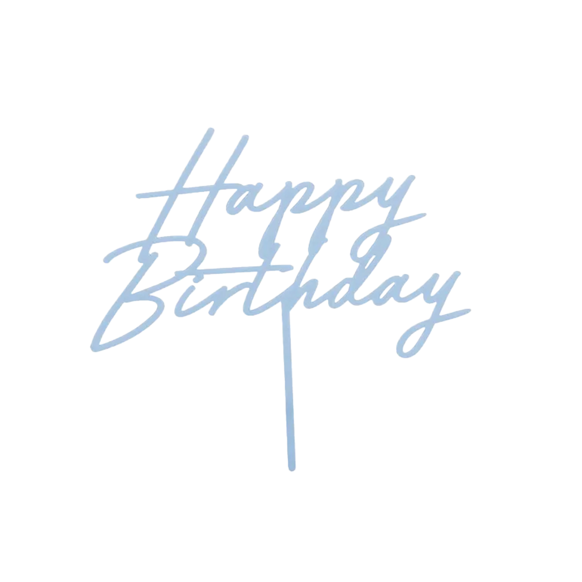 1 Acryl Cake Topper - Happy Birthday Blau