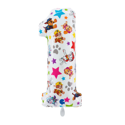 1 Balloon XL - Paw Patrol - Number One