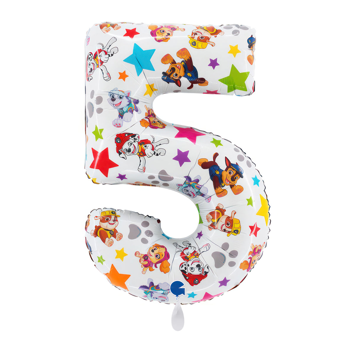 1 Balloon XL - Paw Patrol - Number Five