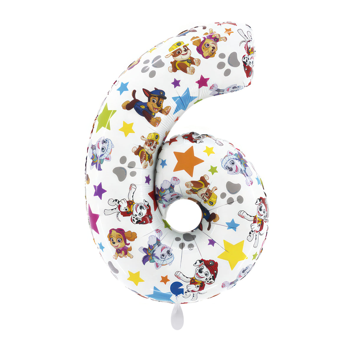 1 Balloon XL - Paw Patrol - Number Six