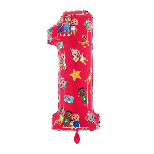 1 Balloon XL - CoComelon - Number One